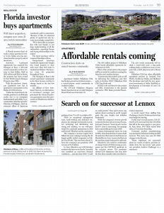 Affordable Rentals Coming